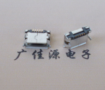吉林Micro USB卷口 B型(无柱）插板脚间距6.4普通端子