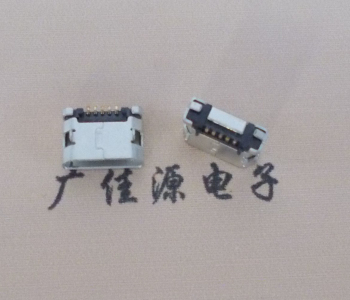 吉林MICRO USB接口 90度卧式母座 插板有柱直边