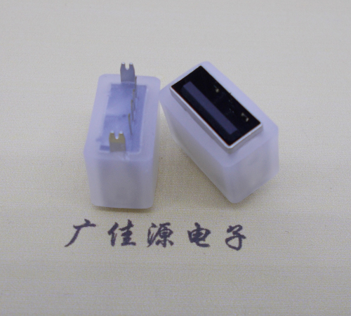 吉林USB连接器接口 10.5MM防水立插母座 鱼叉脚