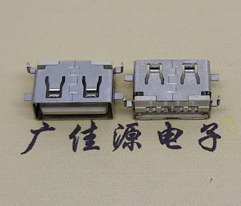 吉林USB母座 前贴后插 沉版1.1/1.9总长8.5mm大电流