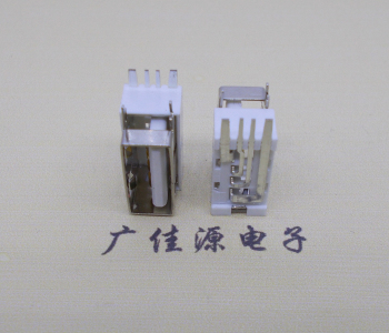 吉林USB侧立式短体10.0尺寸 侧插加宽脚5A大电流插座