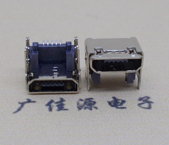 吉林MICRO USB 5P母座 SMT垫高 L=4.15双壳