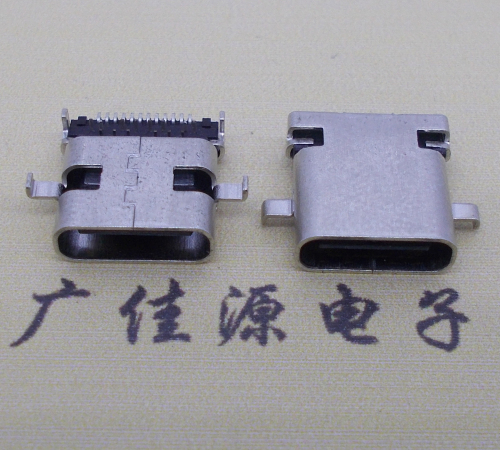 吉林卧式type-c24p母座沉板1.1mm前插后贴连接器