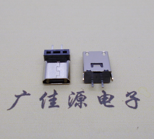 吉林micro 2p直插母座无卷边180度铆合式H=9.3、10.0、10.5、11.5mm