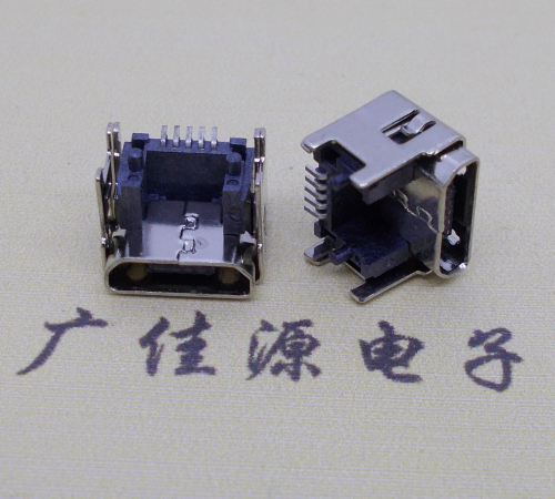 吉林MICRO USB5pin加高母座 垫高1.55/2.5/3.04/4.45尺寸接口