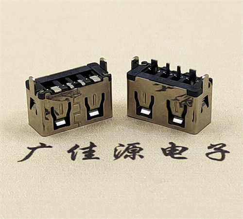 吉林usb2.0接口 高度8.8/10.0立插母座 大电流3A/5A定义引脚详解