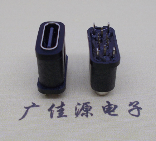 吉林type-c16pin防水母座,防水等级IPX7高度系列6.8/7.30/7.60/8.20/10.0/10.5/15.0